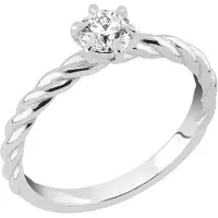 Sandberg Elämänlanka 0.30ct timanttisormus kierrerunko M-51w-155