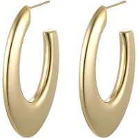 Lykken Trend kullatut teräskorvakorut 32mm
