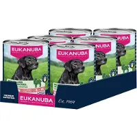 Eukanuba 12x400g Senior Rich in Lamb with Potatoes koiran märkäruoka