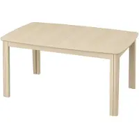 Skovby , SM107 Ruokapoyta 101x160-316-368 cm Massiivinen valkoinen oljytty tammi