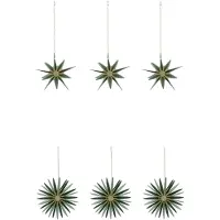 House Doctor - Stari Joulukoriste 6 kpl Green/Champagne