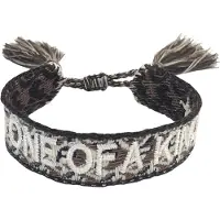 Dark Woven Friendship Bracelet "One Of A Kind" Soft Brown