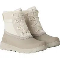 The North Face Women's Shellista V Shorty Waterproof Boots White Dune/Soapstone Talvikengät 37.5