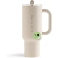 Waterdrop Explorer Tumbler ruostumaton tumbler-pullo ja pilli White 1 kpl