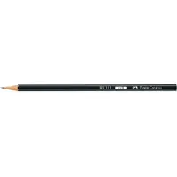 Faber-Castell 1111 2B, 2B, Musta, Kahdeksankulmainen (111102)