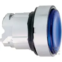Schneider Electric Lampetrykshoved Plan For LED Blå ZB4BW363