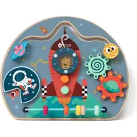 Classic World Wooden Activity Board Rocket
