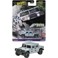 Mattel Hot Wheels Premium Car Culture Kerδilyleluauto 1:64 Scale Die-Cast Hummer H1 Terra Trek Vehicle Real Riders -renkailla