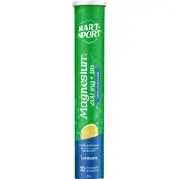 Raw Organic Hart Sport Magnesium +B6 sitruuna poretabletti 20 kpl