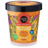Raw Organic Organic Shop Body Desserts Anti-cellulite body scrub tropical marmalade, 450ml