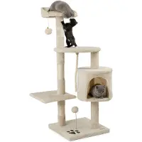 Lionto raapimispuu, 112cm beige kissoille