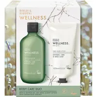 BAYLIS & HARDING Wellness. Energise lahjasetti vartalolle Ginger, Lime & Basil Leaf
