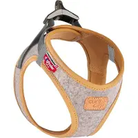 Curli Vest Alpine Clasp valjaat, vaaleanharmaa koko XL: 55.5 - 62.7cm koira