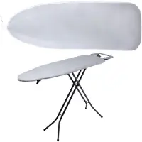 Kadax Silityslaudan päällinen, 140x50cm, kestävää harmaata puuvillaa