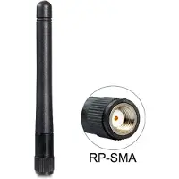 DeLOCK – WLAN 802.11 ac/a/b/g/n Antenna RP-SMA 3 dBi omnidirectional Fixed Waterproof (88394)