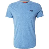 Superdry for man. M1011245A Essential T-shirt blue (L), Casual, Cotton, Short sleeve