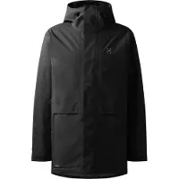 Haglöfs Salix Proof Mimic Ii Parka Men True Black Synteettisesti vuoratut parkatakit M