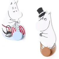 Kids Concept Moomin 2-sarja Koukkuja Multi-OS Valkoinen One Size Pojat, Tytöt