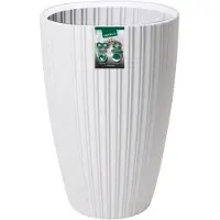 Garden ID Fancy Valkoinen Polyeteeniruukku Puutarhaan - 40 x 58 cm