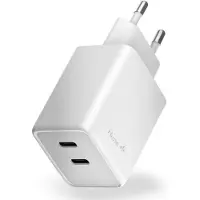 Hune Hurón D45W Dual USB-C 45W Wall Charger - Snow White
