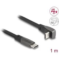 DeLOCK 80751, 1 m, USB C, USB C, USB 2.0, 0,48 Gbit/s, Musta