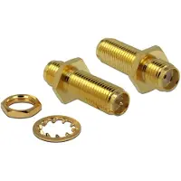 DeLOCK 89969, SMA, SMA, RP-SMA, 0 - 3000 MHz, 50 Ω, Kulta