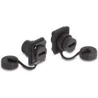 DeLOCK 86972, Musta, HDMI-A, HDMI-A, Naaras, Naaras, Muovi