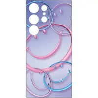 Samsung Smiley Flipsuit Card Galaxy S24 Ultra Mirror Purple
