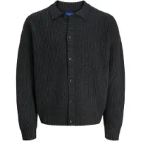 Jack & Jones Joryork Knit Cardigan Polo Stydaw25 - Grey - XXL