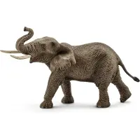 Schleich African Elephant Male - Multi/patterned - ONE SIZE