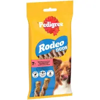 Pedigree 10x7kpl Rodeo Duos kana & pekoni koiranherkku
