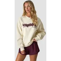 ICANIWILL Everyday Relaxed Crewneck Print Cream