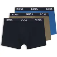 BOSS Bokserishortsit tummabeige / safiiri / musta