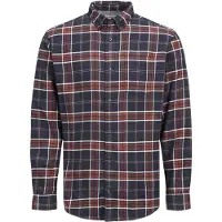 Jack & Jones Paita 'Joshua Buffalo' marine / oranssi / valkoinen