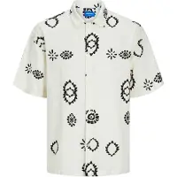 Jack & Jones Paita 'JORNoto' musta / luonnonvalkoinen