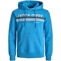 Jack & Jones Collegepaita 'Iron' marine / taivaansininen / valkoinen