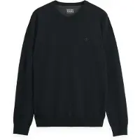 Scotch & Soda Core Viscose Pullover Crewneck - Black - L