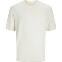 Jack & Jones Jprccwilliam Knit Crew Neck Ss Sn - Cream - XXL