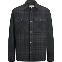 Jack & Jones Paita 'JPRRaymond' tummanharmaa / musta