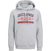 Jack & Jones Collegepaita 'New Denim' laivastonsininen / harmaa / rubiininpunainen