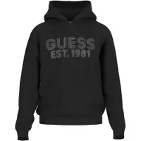 GUESS Collegepaita 'Beau' vaaleanharmaa / musta