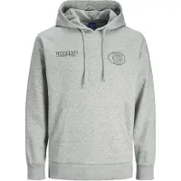 Jack & Jones Collegepaita 'JORBradley' vaaleanharmaa / musta