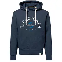 Jack & Jones Collegepaita 'JORWonder' sininen / marine / valkoinen