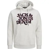 Jack & Jones Collegepaita 'Rack' laivastonsininen / vaaleanharmaa / punainen