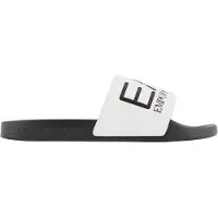 Emporio Armani unisex. 7X000108_AF15118 Flip-flops Maxilogo white, black (36), Flat, None, Beachwear