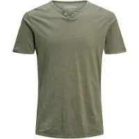 Jack & Jones Split Slim Fit Lyhythihainen V-aukkoinen T-paita