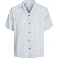Jack & Jones Aaron Print Resort Short Sleeve Shirt Harmaa L Mies