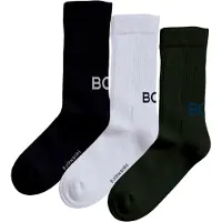 Björn Borg Classic Polyamide Crew Sock 3P - Multi/patterned - 36-40
