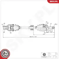 ESEN SKV Vetoakseli 40SKV455