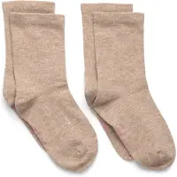 Minymo Perfect Basic Socks (2-Pack) - Beige - 23\26